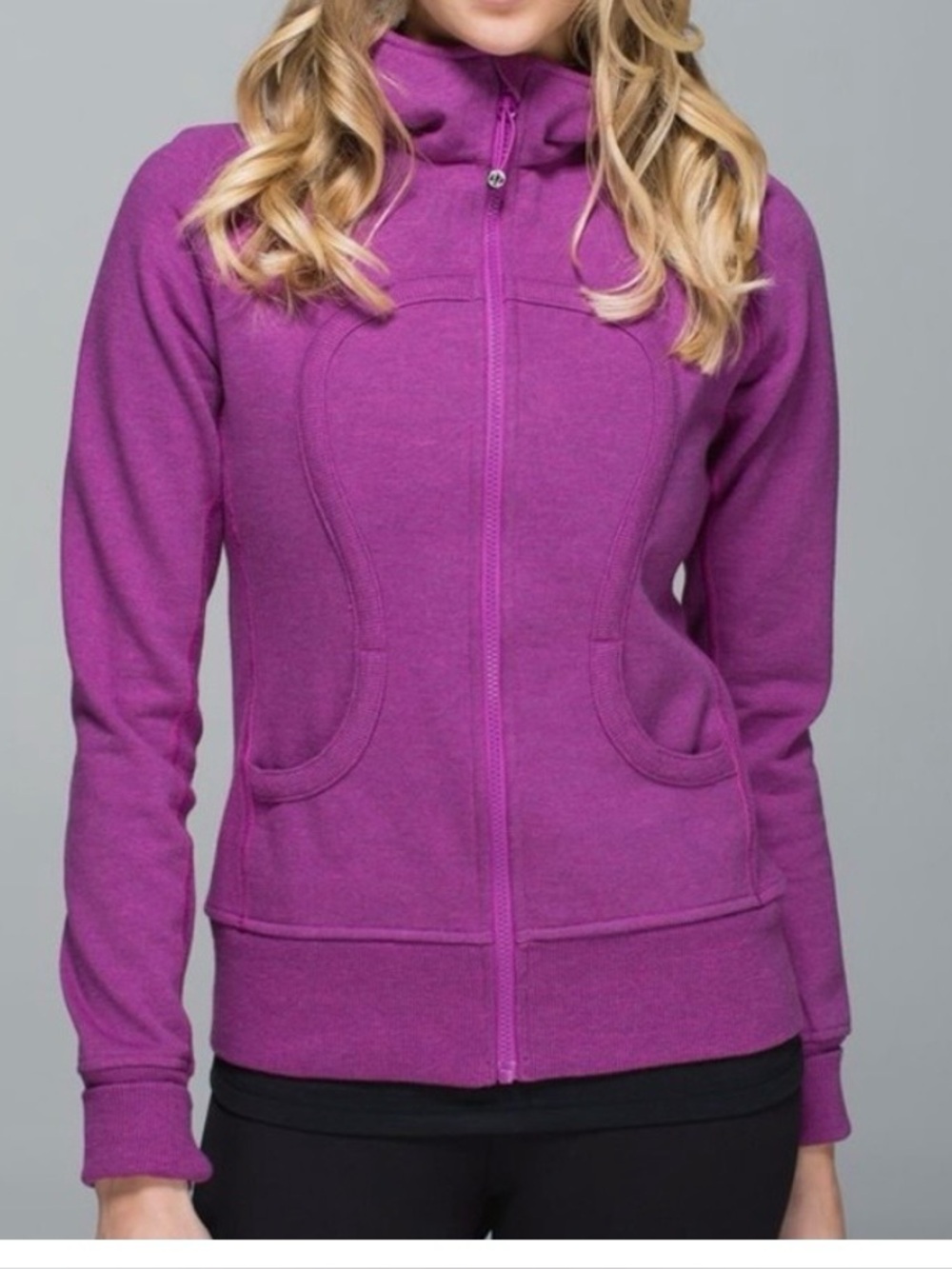 Lululemon Scuba Hoodie Purple Full-Zip Fleece Jacket